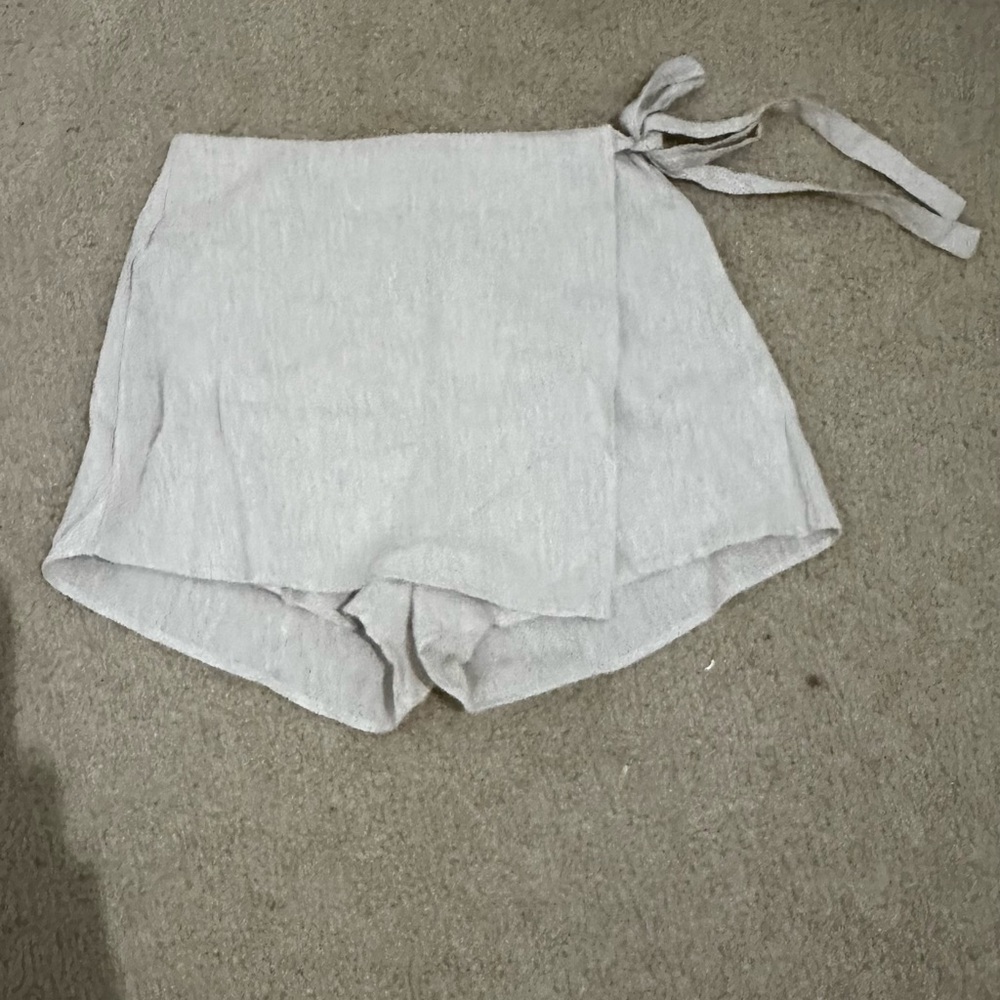 PacSun linen wrap skirt